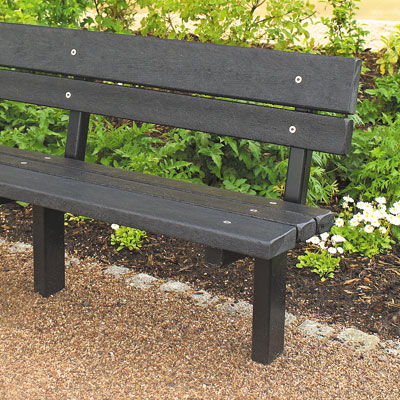 Tenby Seat with Black boards